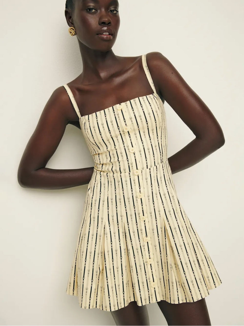 Reformation Aralyn dress | Sz 8 | butter yellow | NWT